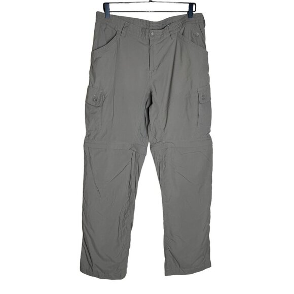 The North Face Woman 12 Nylon Zipper Convertible Pants/Shorts Hiking Fishing‎ - Picture 1 of 10
